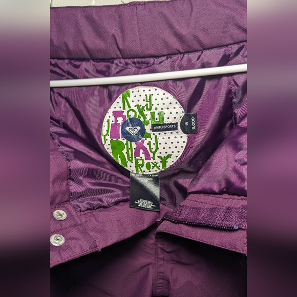 Roxy Wintersport Snow Pants Purple/Fuscia Size Small Women's - Picture 6 of 6